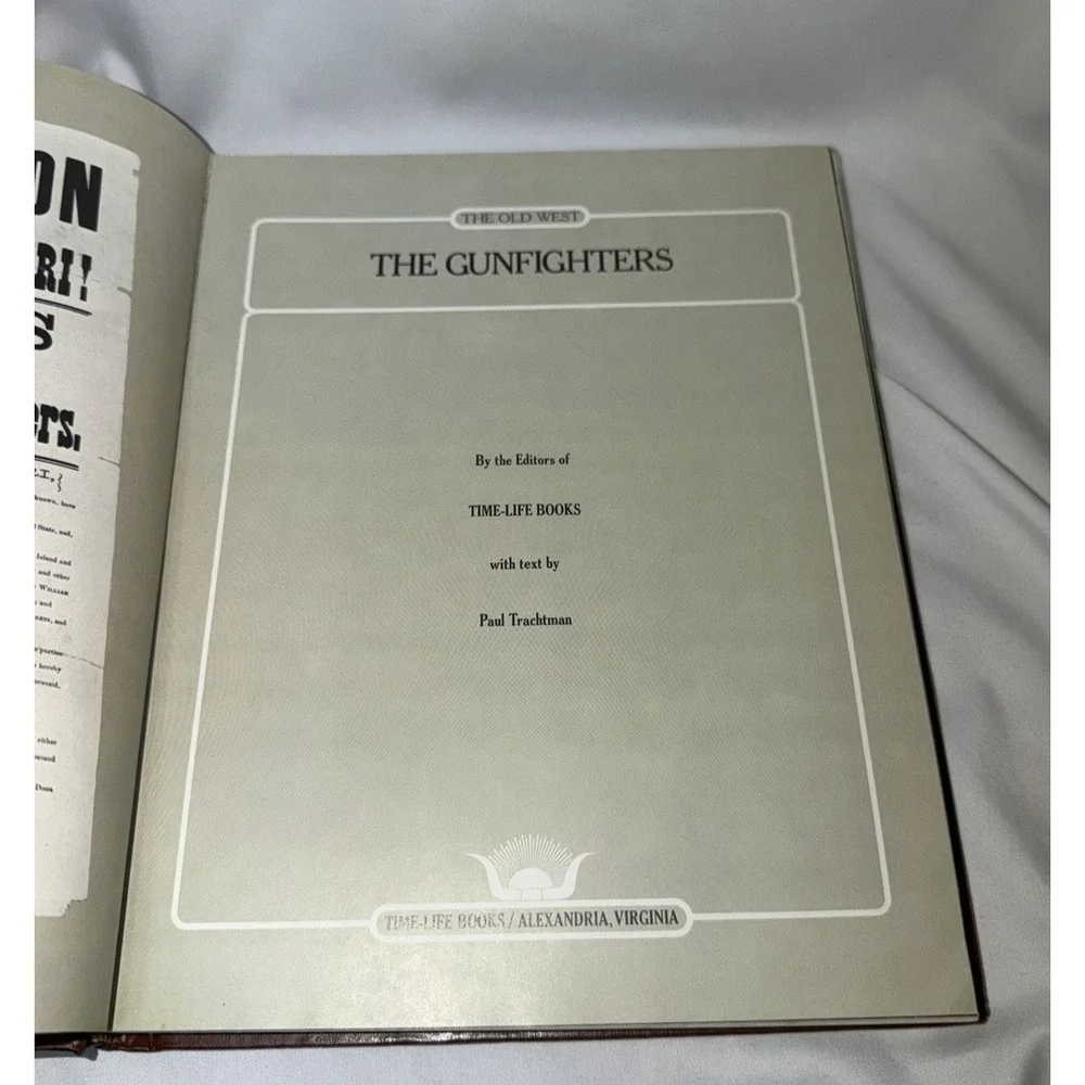 The Old West Book Lot The Gunfighters The Trailblazers Hardbound Time-Life 1973